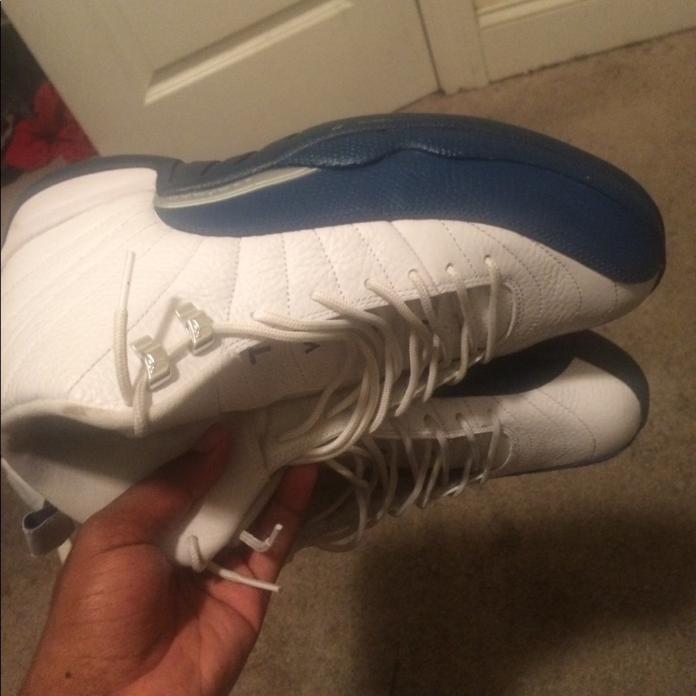 French Blues Jordan 12s
